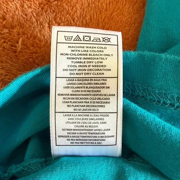 Mitchell & Ness Charlotte Teal T-Shirt - Size XL - Mens - Picture 12 of 12